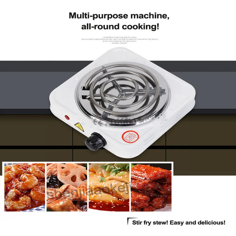 Compact mini electric stove